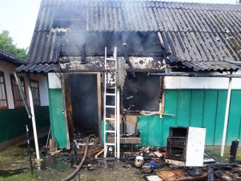 При пожаре на Львовщине погиб мужчина
