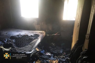 В Марганце при пожаре погиб мужчина