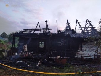 Во Львовской области при пожаре пострадал мужчина