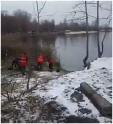 В Киеве молодой человек утопился на глазах у знакомых. Появилось видео