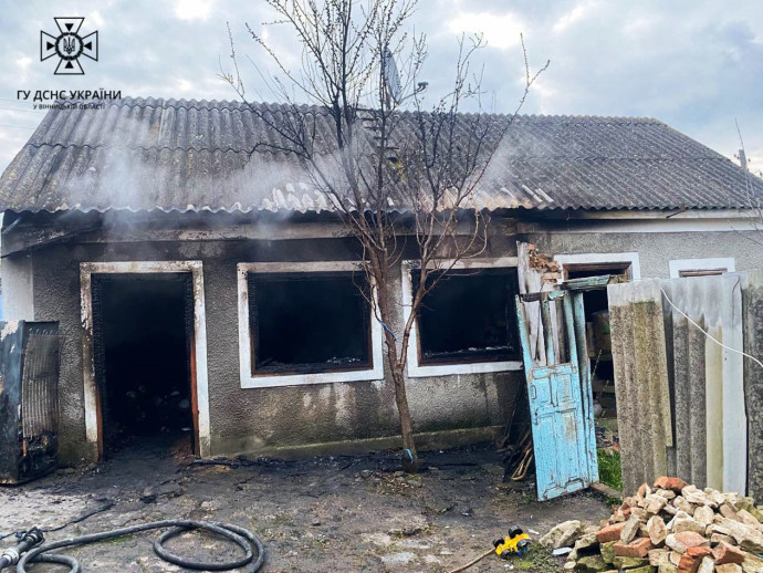 В Винницкой области пожар погубил семью. Появилось видео