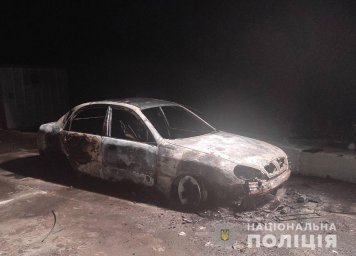 В Полтавской области в сгоревшем автомобиле обнаружен труп
