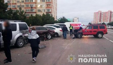 Масштабное ДТП в Черноморске