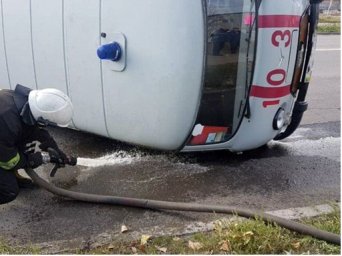 В Павлограде произошло ДТП с участием автомобиля скорой помощи