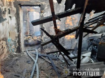 При пожаре в Одесской области обнаружены два трупа