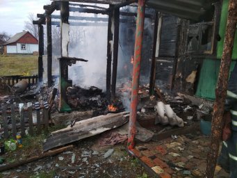 При пожаре в Романове погиб ребенок