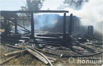 На Житомирщині в смт Гранітному  на згарищі виявлено тіло чоловіка. Поліція веде розслідування