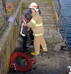 В Ржищеве из реки спасли ребенка В Ржищеве из реки спасли ребенка