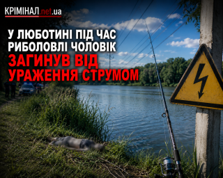 У Люботині під час риболовлі чоловік загинув від ураження струмом