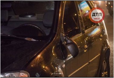 В Киеве девушка выбежала на дорогу и попала под автомобиль