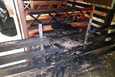 В Харькове горело кафе