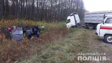 Смертельное ДТП в Волынской области