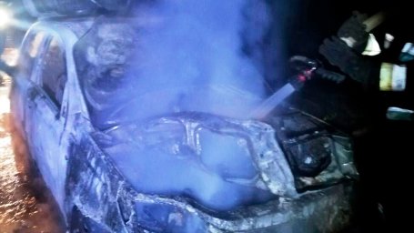 В Подгородном на ходу загорелся автомобиль