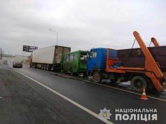 Масштабное ДТП в Харькове