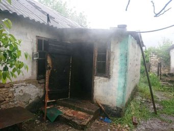 При пожаре в Донецкой области погиб мужчина