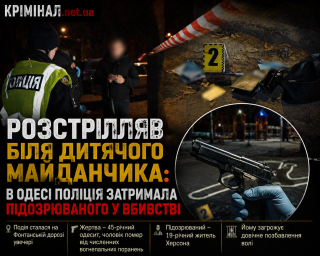 Розстріляв біля дитячого майданчика: в Одесі поліція затримала підозрюваного у вбивстві Розстріляв біля дитячого майданчика: в Одесі поліція затримала підозрюваного у вбивстві