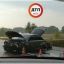 На трассе Е95 автомобиль влетел в отбойник