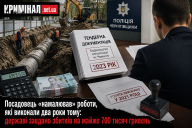 На каналізації «намалювали» роботи, виконані два роки тому: посадовцю Чернігівщини загрожує до 6 років ув’язнення На каналізації «намалювали» роботи, виконані два роки тому: посадовцю Чернігівщини загрожує до 6 років ув’язнення
