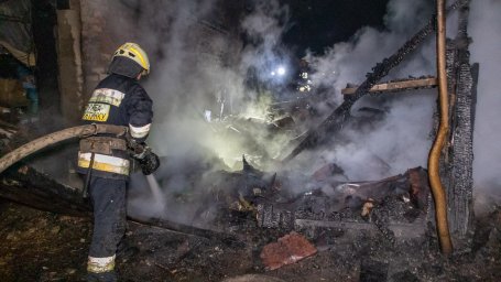 В Днепре при пожаре погиб мужчина
