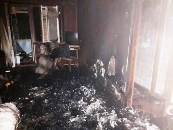 В Мелитополе при пожаре погиб мужчина