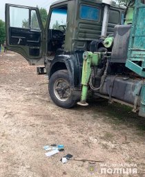 В Киевской области мужчина пытался угнать КамАЗ