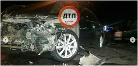 В Киеве на проспекте Победы произошло серьезное ДТП