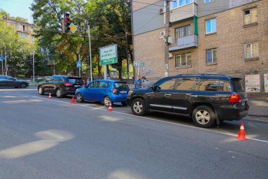 Масштабное ДТП в Днепре. Появилось видео