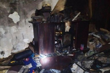 При пожаре в Харькове погибли два человека