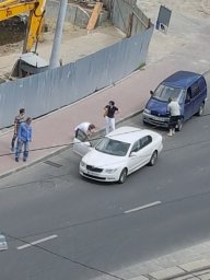 Во Львове на улице Стуса произошло ДТП. Фото