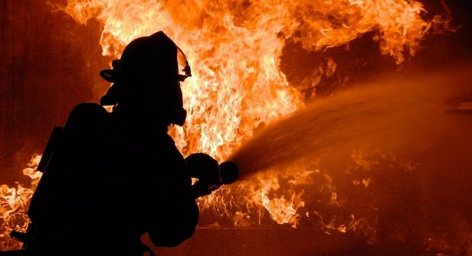 В Мелитополе во время пожара сгорел мужчина