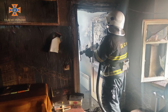 При пожаре в Жмеринке погиб мужчина