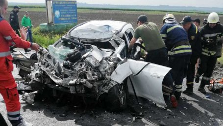 Смертельное ДТП в Днепропетровской области. Появилось видео