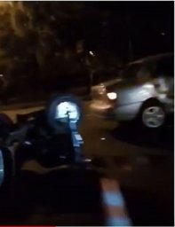 Появилось видео ночного ДТП с пострадавшими в Харькове