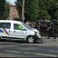 В Полтаве опрокинулся инкассаторский автомобиль. Появилось видео
