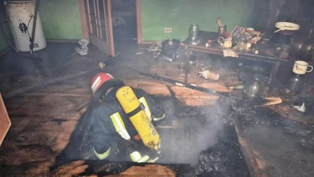 При пожаре в Киевской области погиб мужчина