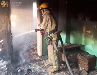 При пожаре в Полтавской области погибли два человека