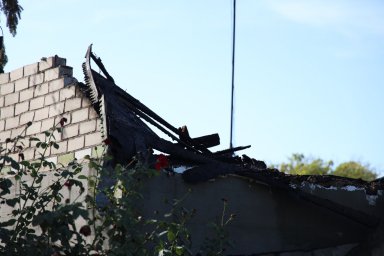 В Днепре горел частный дом