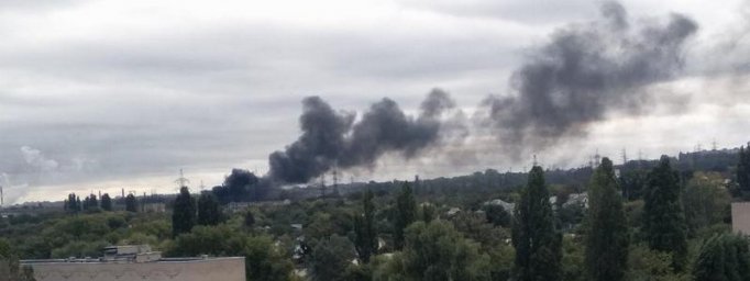 Пожар в Новокодацком районе Днепра