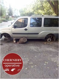 В Чернигове ночью поработала банда автоворов