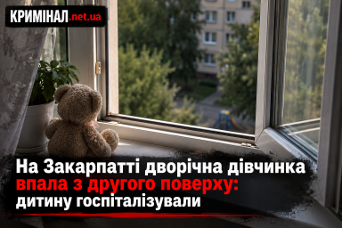 На Закарпатті дворічна дівчинка впала з другого поверху: дитину госпіталізували