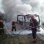В Ровненской области во время движения загорелся грузовик