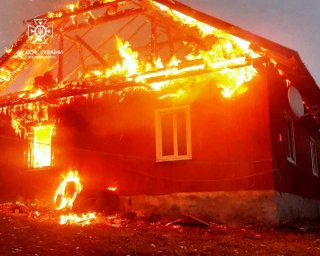 При пожаре во Львовской области погиб мужчина