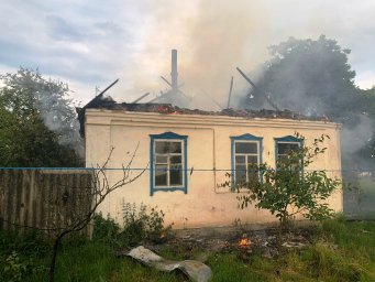 В Житомирській області чоловік спалив будинок своєї дружини