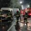 В Киеве сгорел микроавтобус