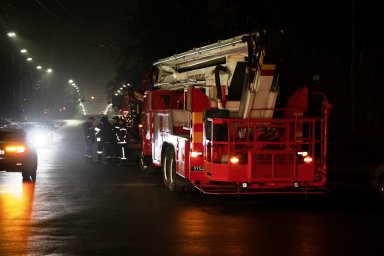 В Киеве случился пожар в общежитии одного из ВУЗов