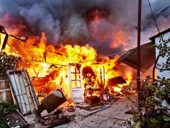 При пожаре в Днепре погибла пожилая женщина