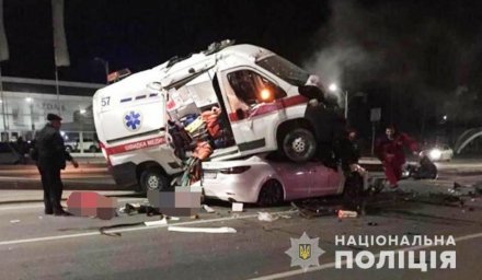В Виннице произошло ДТП с участием «Скорой помощи»
