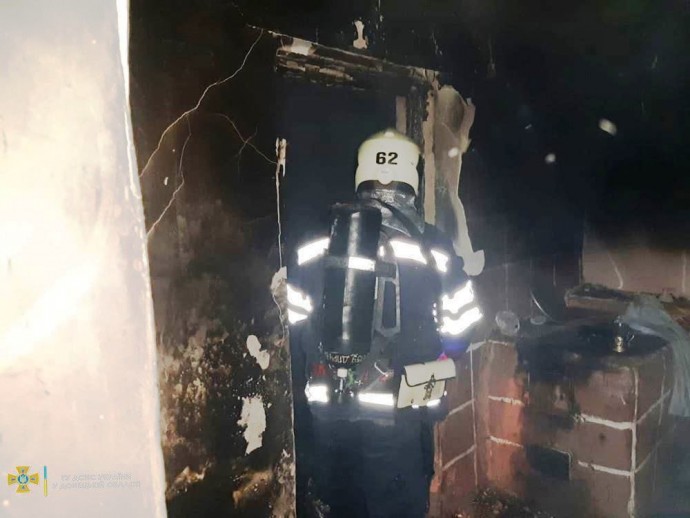 При пожаре в Донецкой области погиб ребенок