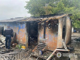В Березівському районі Одещини під час пожежі загинули двоє дітей