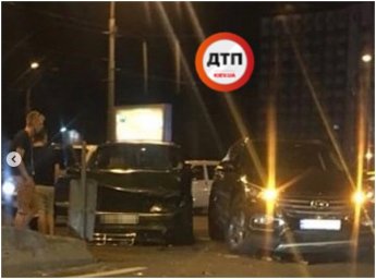 В Киеве ночью произошло серьезное ДТП